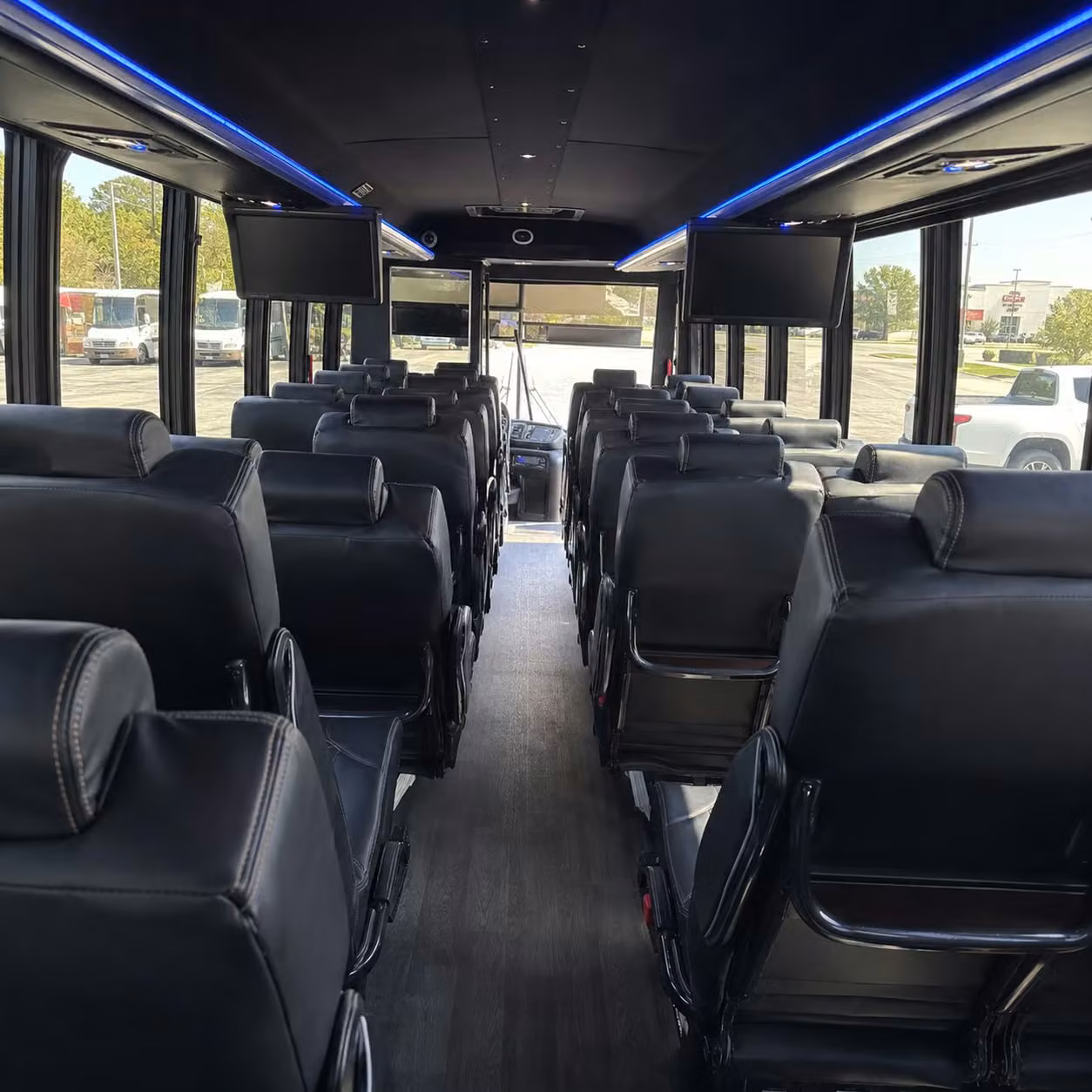 30 passenger minibus inside