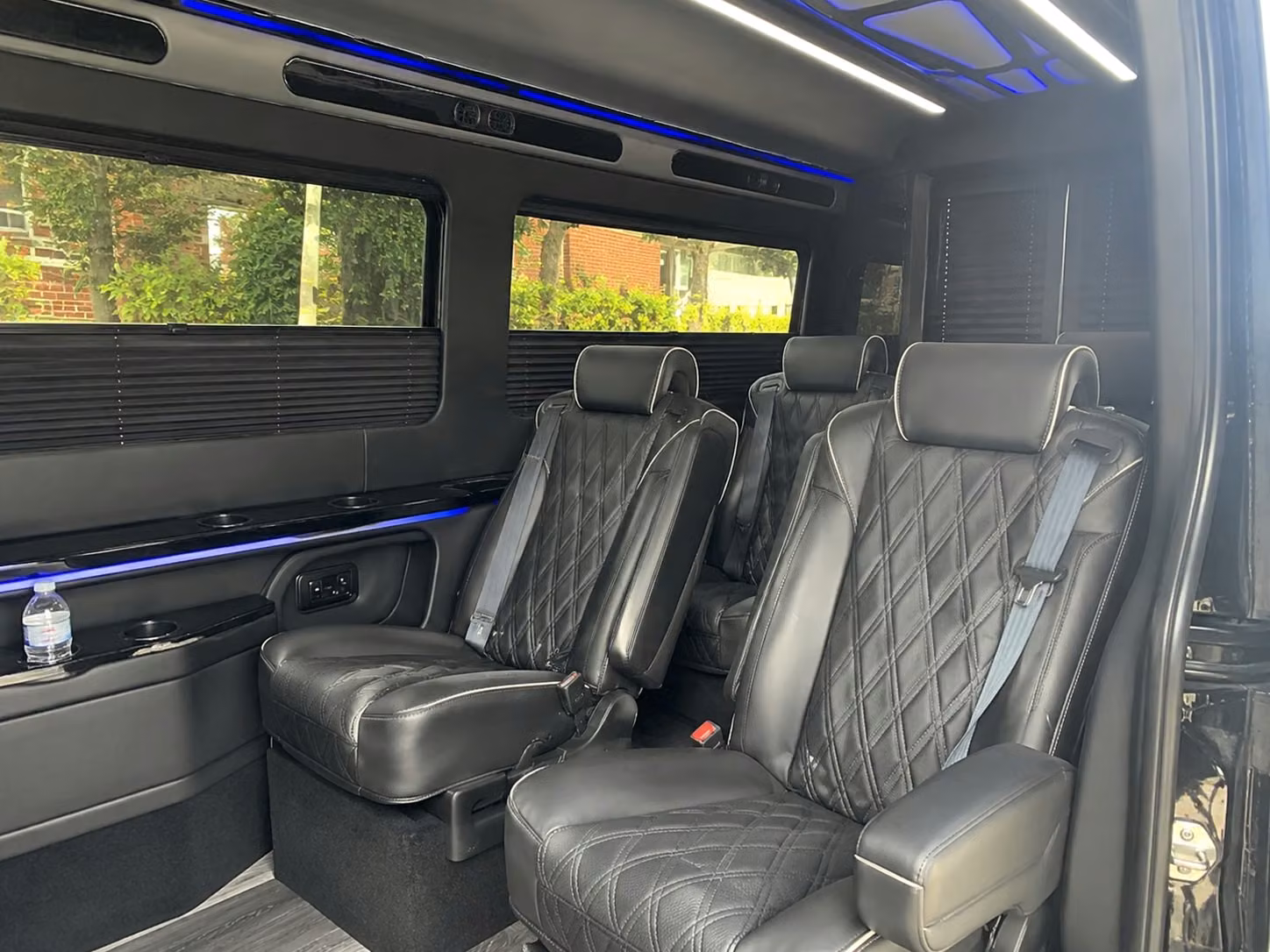 sprinter van with driver inside
