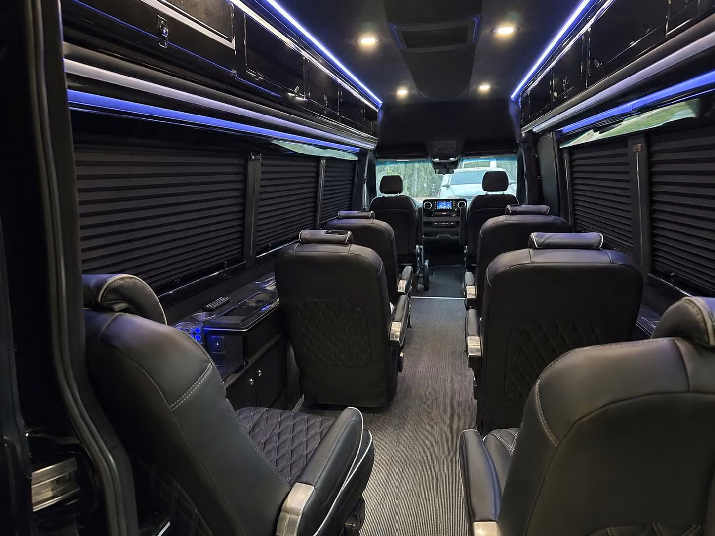 sprinter van with driver interior